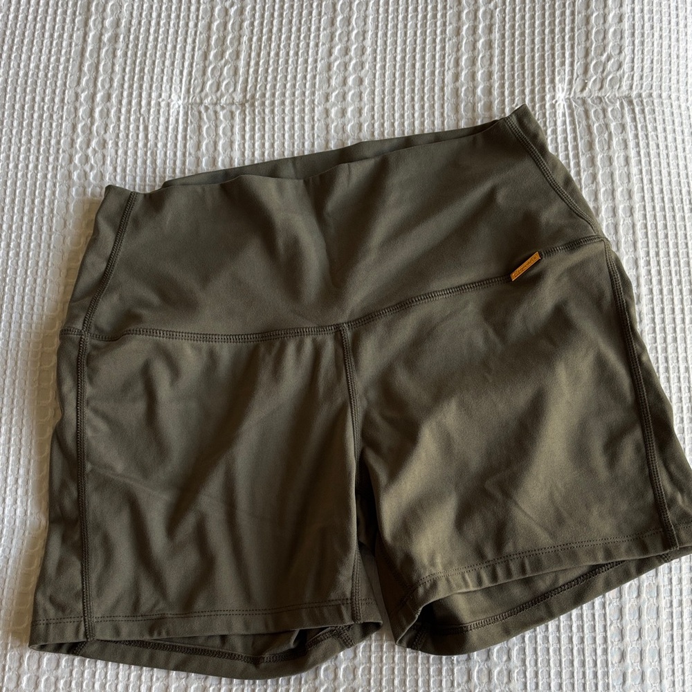 Cleo Harper Bike Shorts in Olive